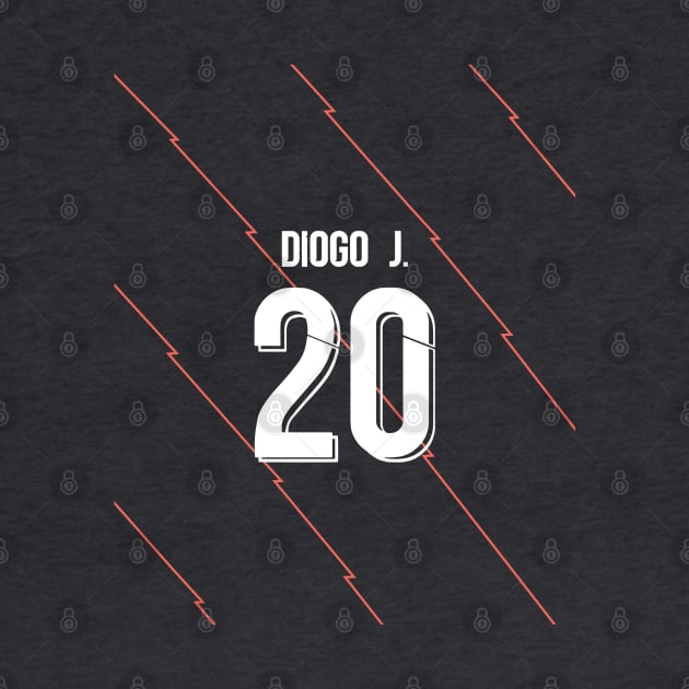 Diogo Jota Liverpool Home jersey 21/22 by Alimator